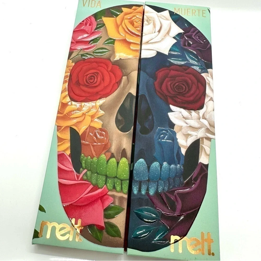 MELT Amor Eterno LE Vida Muerte Eyeshadow Palette Makeup Bag Liquid Lipsticks
